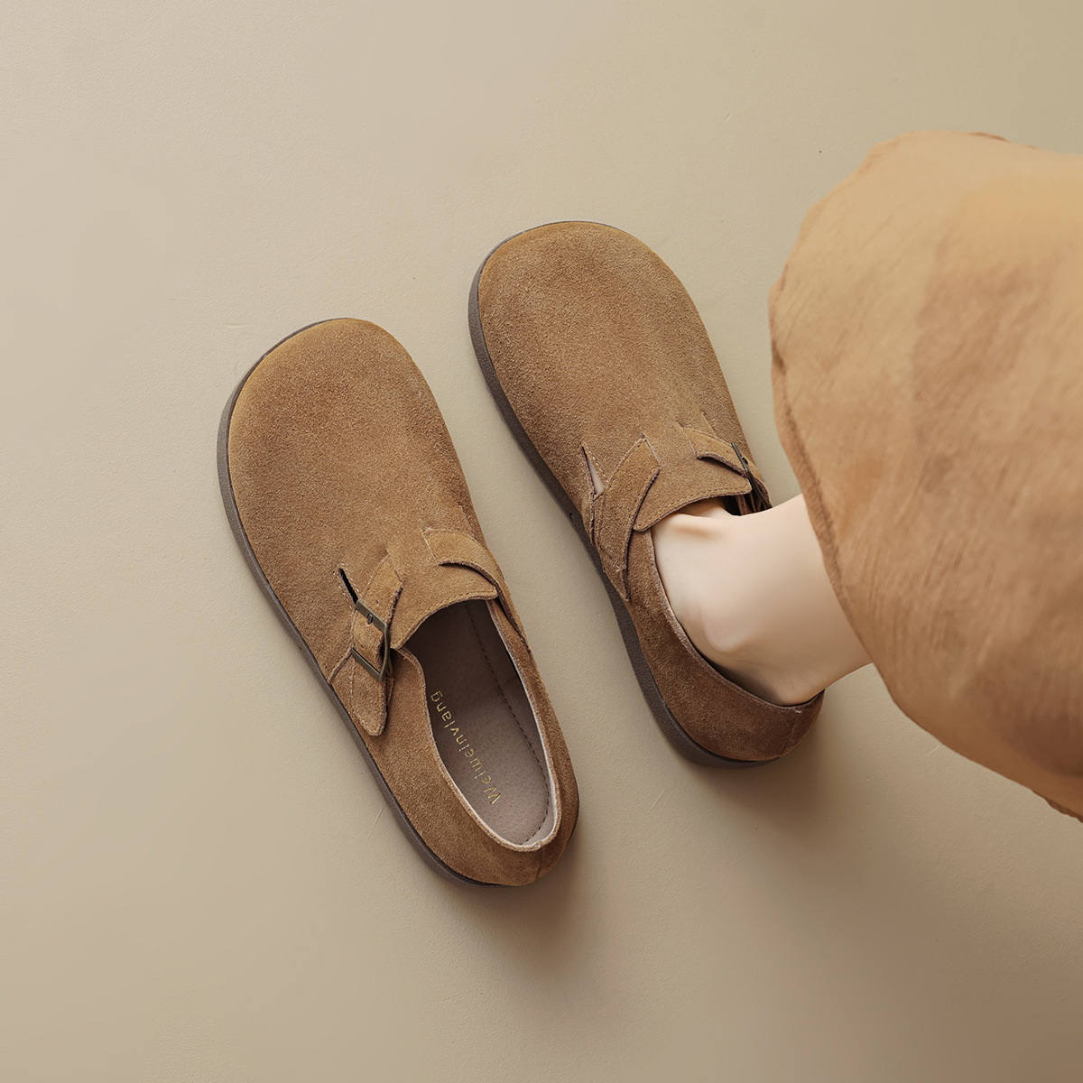 WW-YW09 | Genuine Cow Leather Retro All-Season Chunky - Jinjiang Wideway Import & Export Co., Ltd.