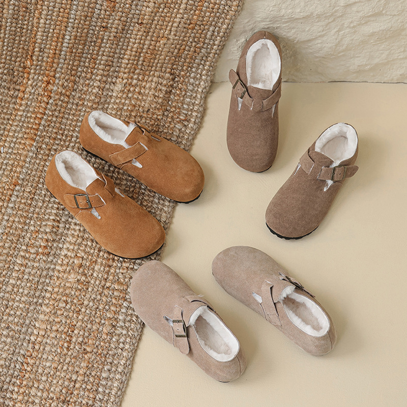 WW-YW18 | Premium Nubuck & Cow Suede Winter Shearling - Jinjiang Wideway Import & Export Co., Ltd.