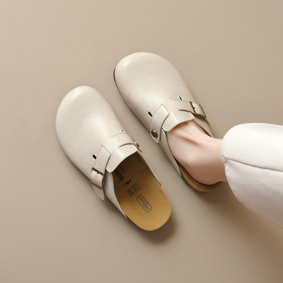 WW-YW24 | Suede & Cork Retro All-Season Chunky Platform - Jinjiang Wideway Import & Export Co., Ltd.