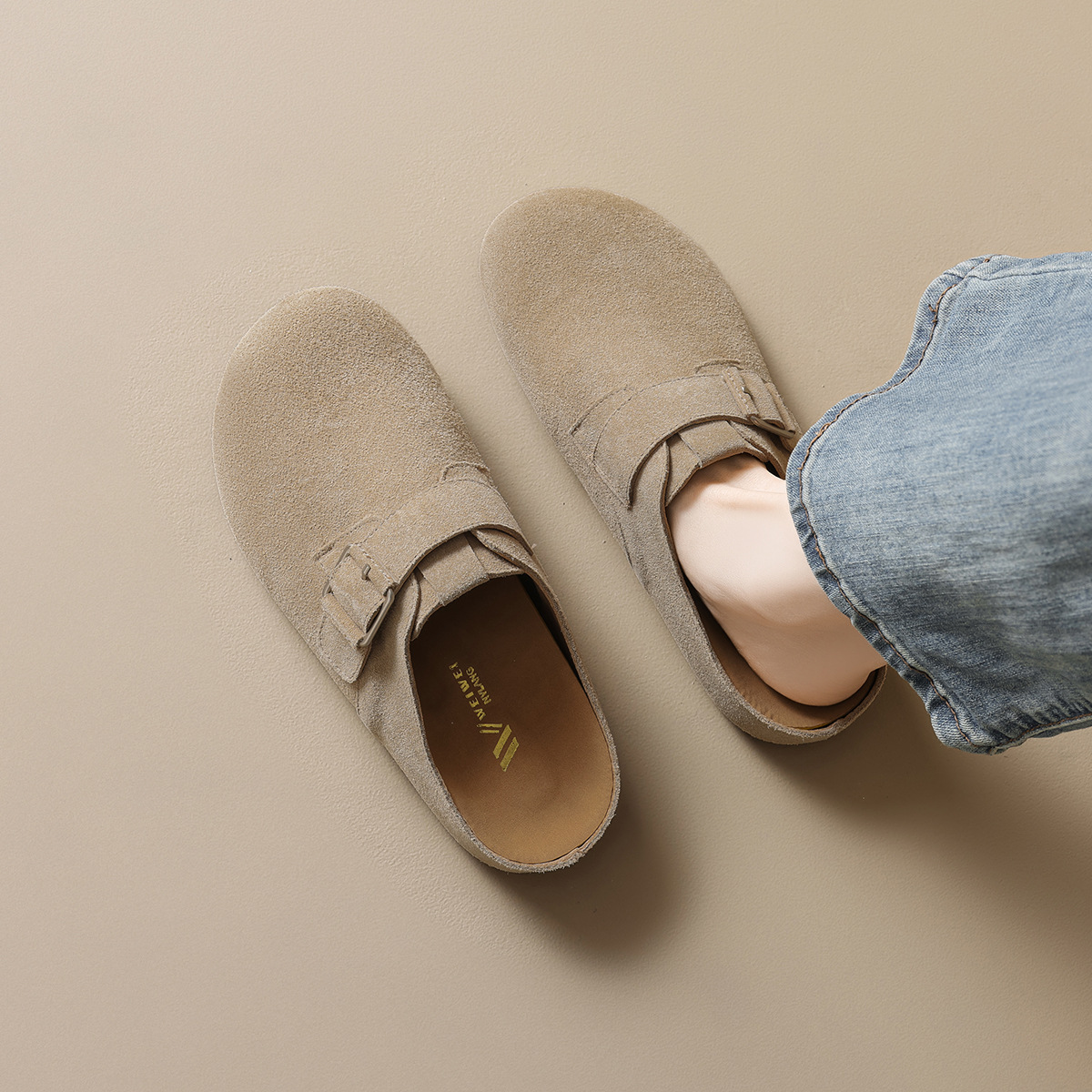 WW-YW27 | Genuine Cow Leather Natural Latex-Cushioned - Jinjiang Wideway Import & Export Co., Ltd.