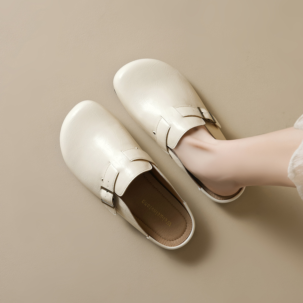 WW-YW31 | Suede & Cork Retro All-Season Ergonomic Flat - Jinjiang Wideway Import & Export Co., Ltd.