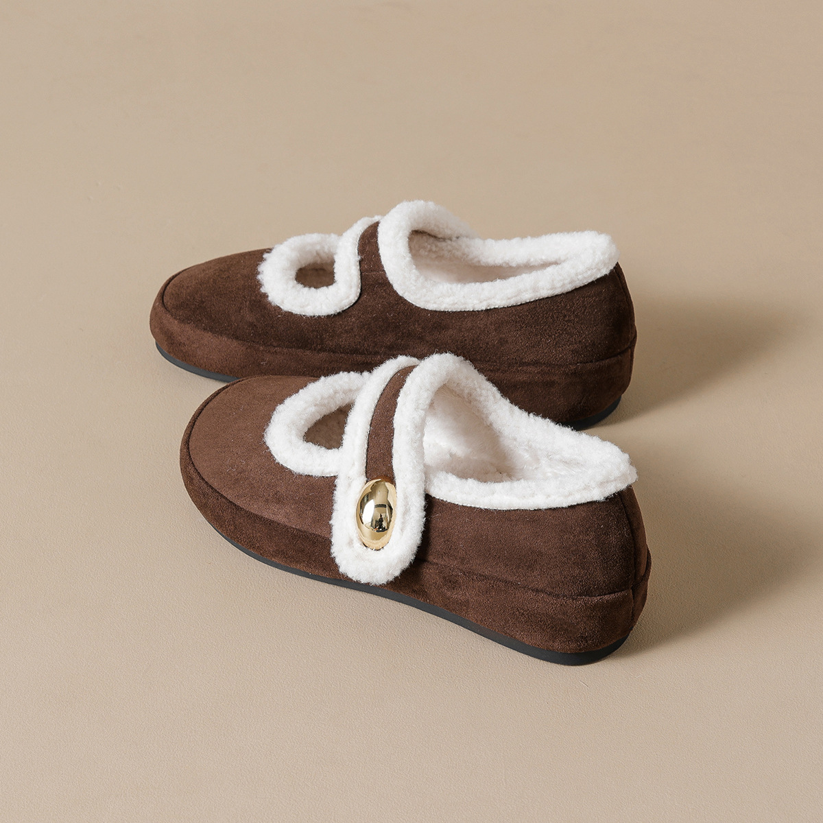 WW-YW58 | Suede & Cork Winter Shearling Fur-Lined - Jinjiang Wideway Import & Export Co., Ltd.