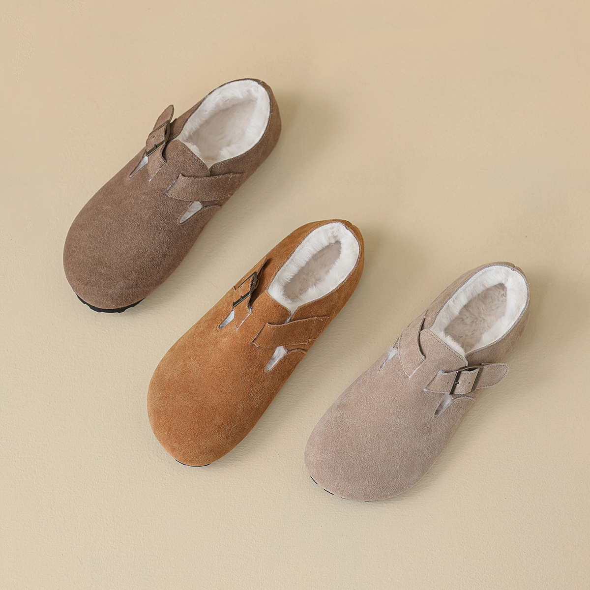 WW-YW60 | Genuine Cow Leather Winter Shearling Fur-Lined - Jinjiang Wideway Import & Export Co., Ltd.
