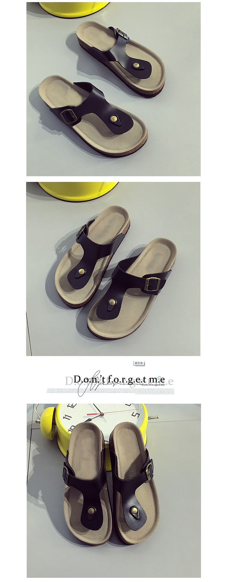 WW-CCS078 | Fashion Platform Cork Slippers Sandals view 10