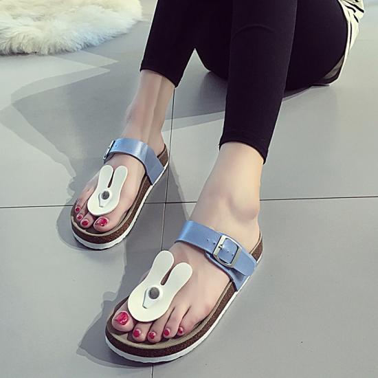 WW-CCS078 | Fashion Platform Cork Slippers Sandals view 2