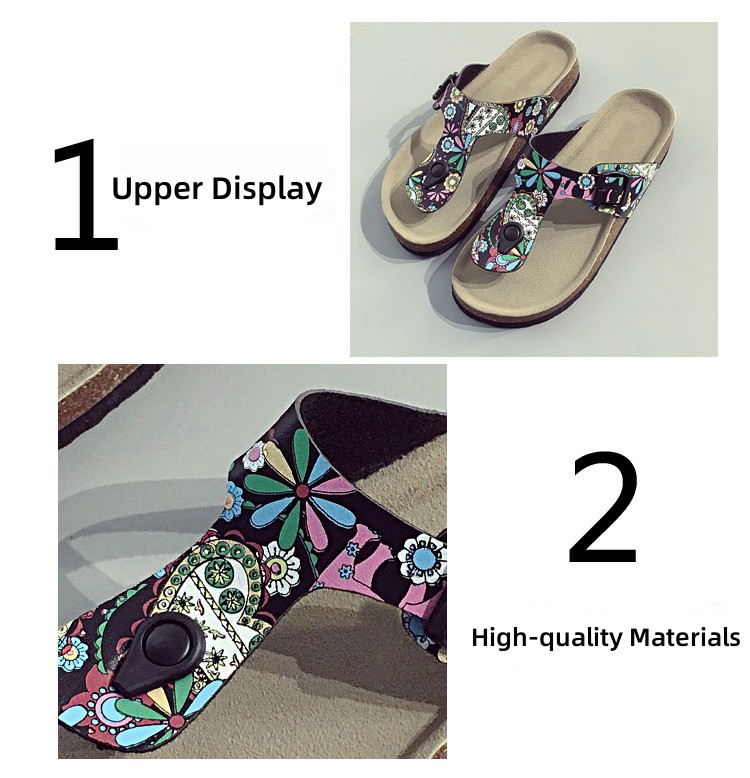 WW-CCS078 | Fashion Platform Cork Slippers Sandals view 7