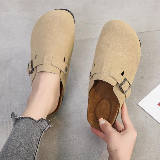 WW-E199 | New Summer Cork Sole Shoes Women Fashon Beach view 2