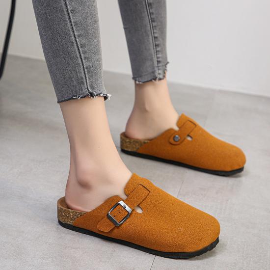 WW-E199 | New Summer Cork Sole Shoes Women Fashon Beach view 3