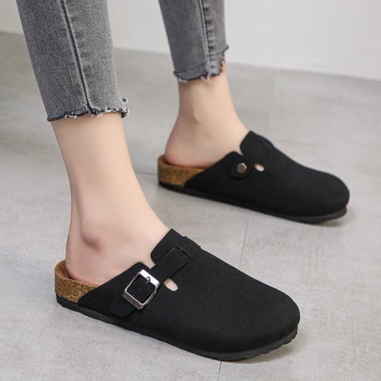 WW-E199 | New Summer Cork Sole Shoes Women Fashon Beach view 5