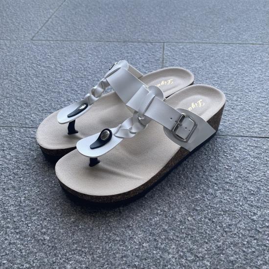 WW-E203 | Fashion Wedges Flip Flops Women Cork Sole - Jinjiang Wideway Import & Export Co., Ltd.