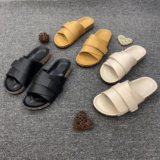 WW-E204 | Fashion Men Women Platform Cork Slippers Outdoor view 3