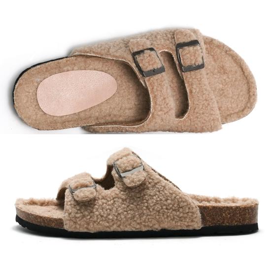 WW-HZ00123 | 2024 Style Cork Double Strap Sandals Women's view 3