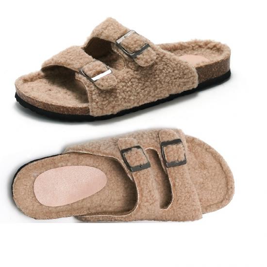 WW-HZ00123 | 2024 Style Cork Double Strap Sandals Women's view 4