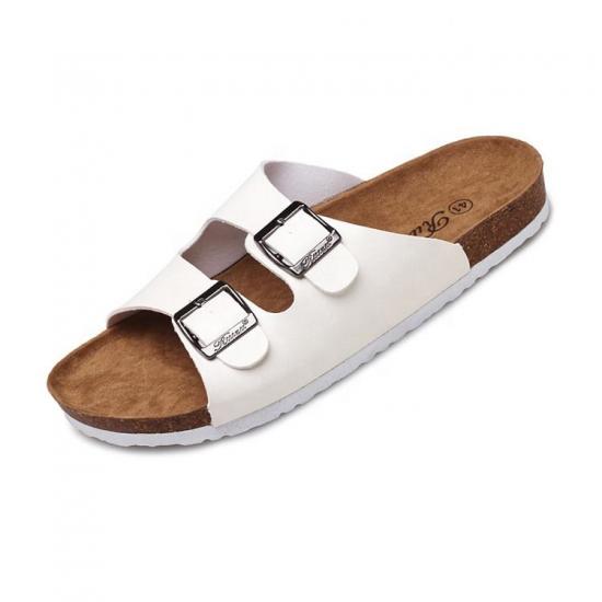 WW-TX-163 | Men Cork Slippers summer sandals buckle non-slip view 4