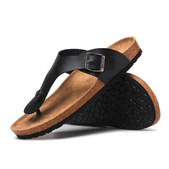 WW-TX-164 | Plus Size Women Men Sandals Slippers Buckle view 2