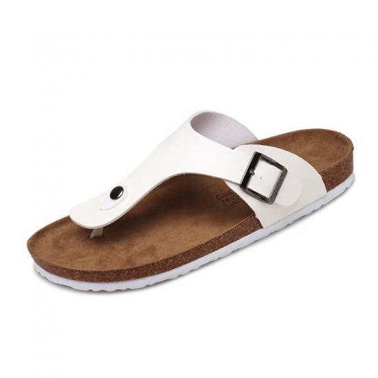 WW-TX-164 | Plus Size Women Men Sandals Slippers Buckle view 5