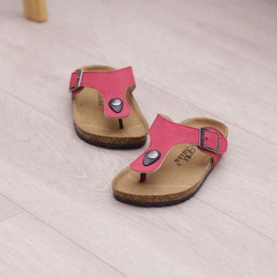 WW-TX-166 | Children Cork Slippers Fashion Summer Slides view 2