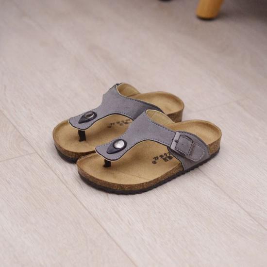 WW-TX-166 | Children Cork Slippers Fashion Summer Slides view 5