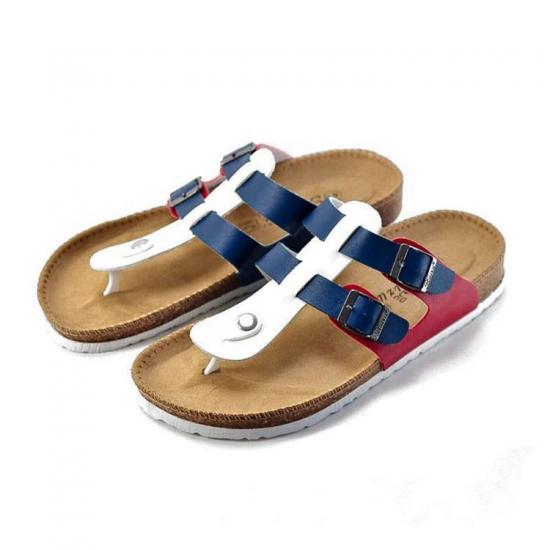 WW-TX-167 | Unisex Cork Sole Slippers Casual Beach Double - Jinjiang Wideway Import & Export Co., Ltd.