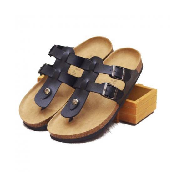 WW-TX-167 | Unisex Cork Sole Slippers Casual Beach Double view 2