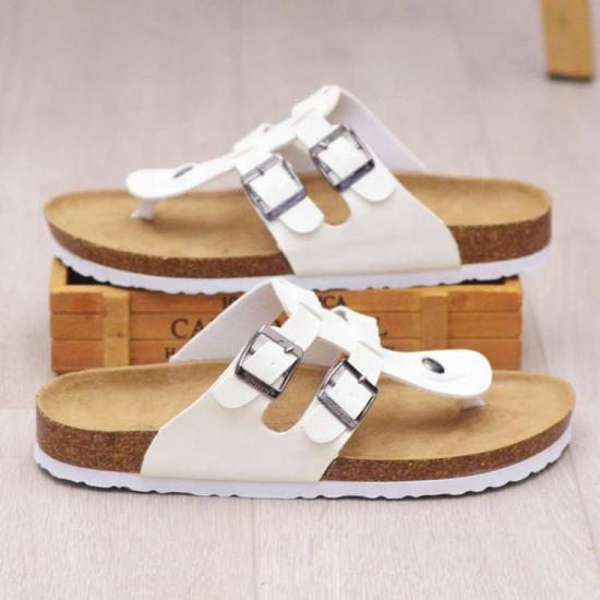 WW-TX-167 | Unisex Cork Sole Slippers Casual Beach Double view 5