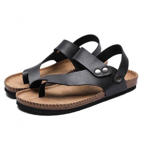 WW-TX-168 | summer sandals buckle non-slip flat cork slippers - Jinjiang Wideway Import & Export Co., Ltd.
