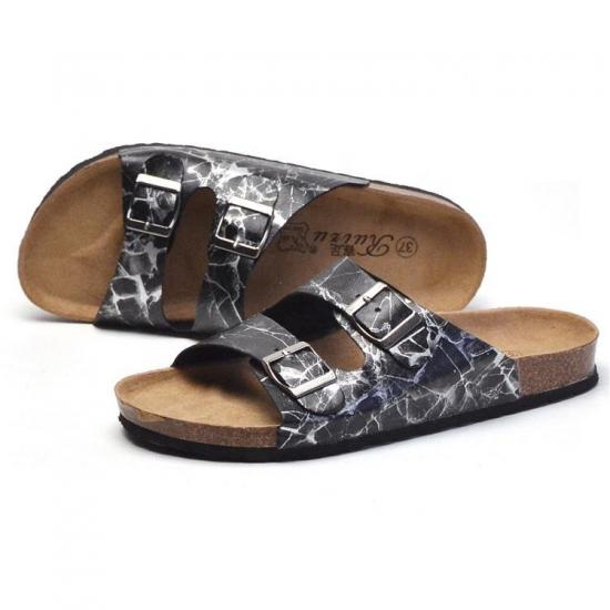 WW-TX-170 | Summer Cork Beach Slippers Soft Buckle Men Slides - Jinjiang Wideway Import & Export Co., Ltd.