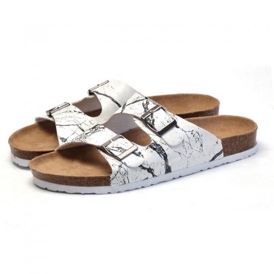 WW-TX-170 | Summer Cork Beach Slippers Soft Buckle Men Slides view 2
