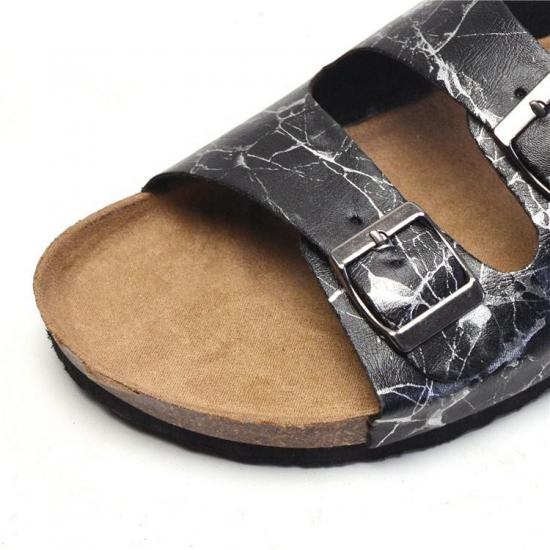 WW-TX-170 | Summer Cork Beach Slippers Soft Buckle Men Slides view 5