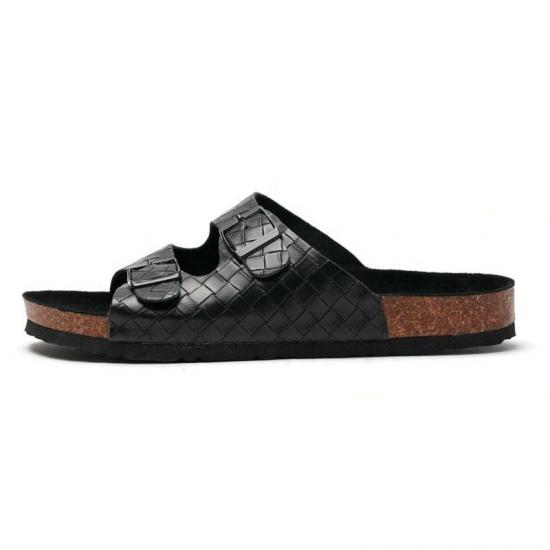 WW-TX-M12 | Cheap Slides Sandals Thick Bottom Cork Slippers view 2