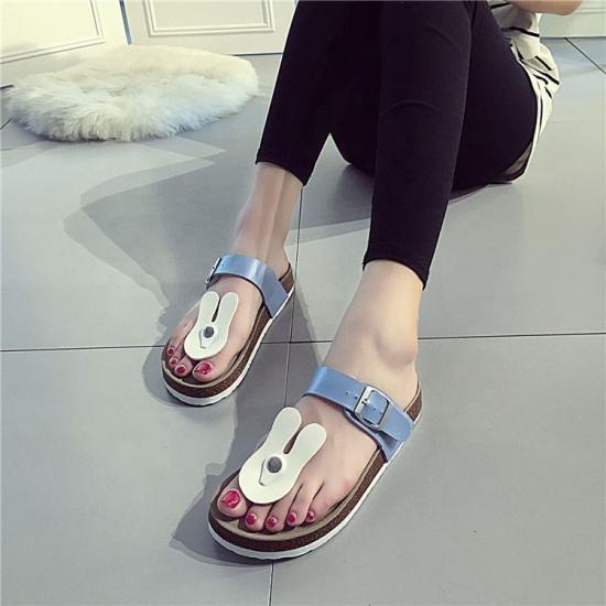 WW-TX-M71 | New Platform Cork insole Slippers Beach Slides view 3