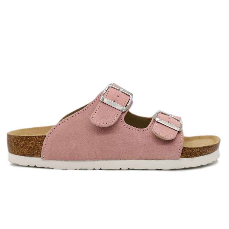 WW-FS208 | Best Selling Women Two Strap Suede Leath Cork - Jinjiang Wideway Import & Export Co., Ltd.