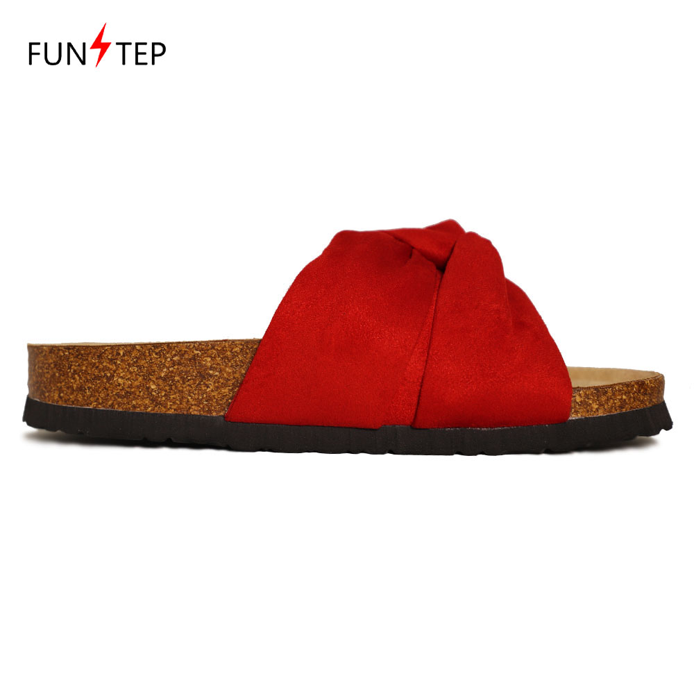WW-FS213 | Fashion Women Knot Flat Bio Sliders - Jinjiang Wideway Import & Export Co., Ltd.