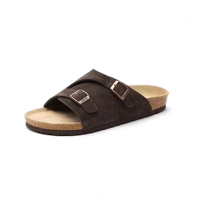 Ergonomic Cork-Latex Footbed Buckle Strap Sandal (WW-KT060) - Jinjiang Wideway Import & Export Co., Ltd.