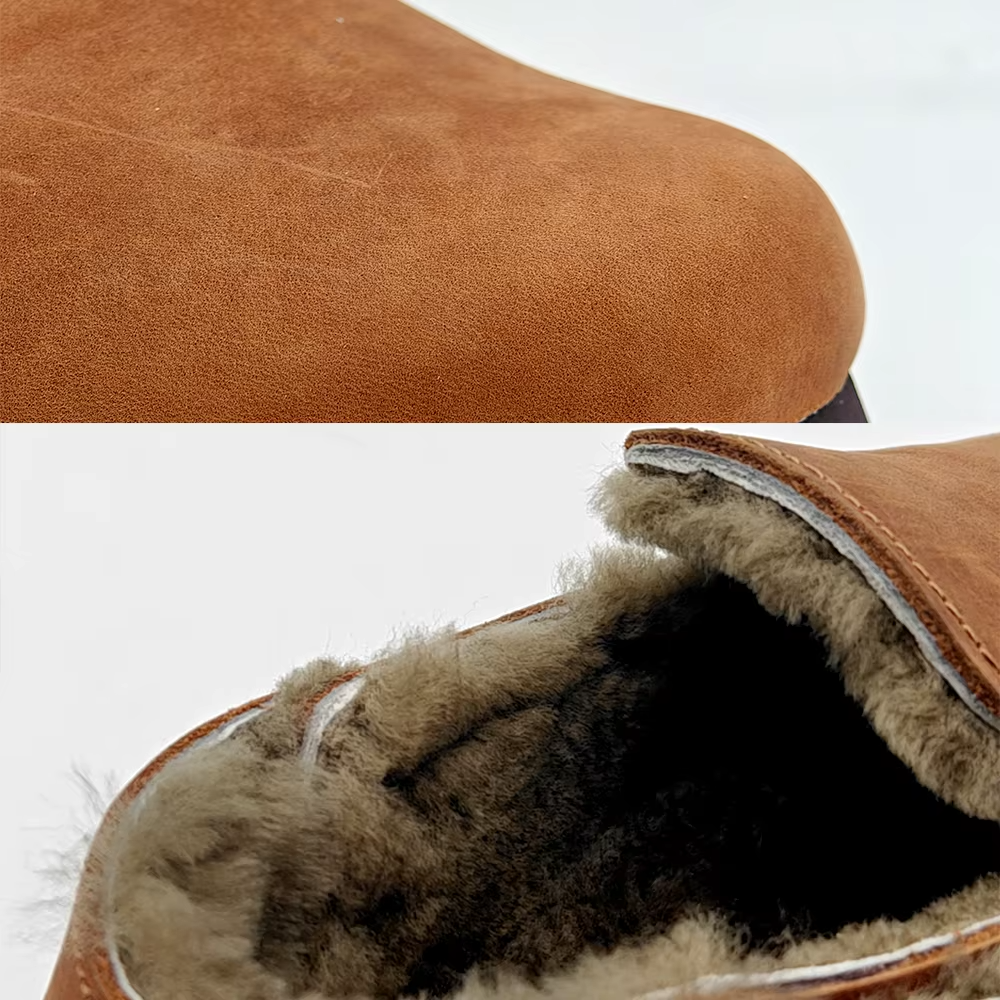 WW-WC13 | Premium Winter Wool-Lined Latex Cork Clogs view 2