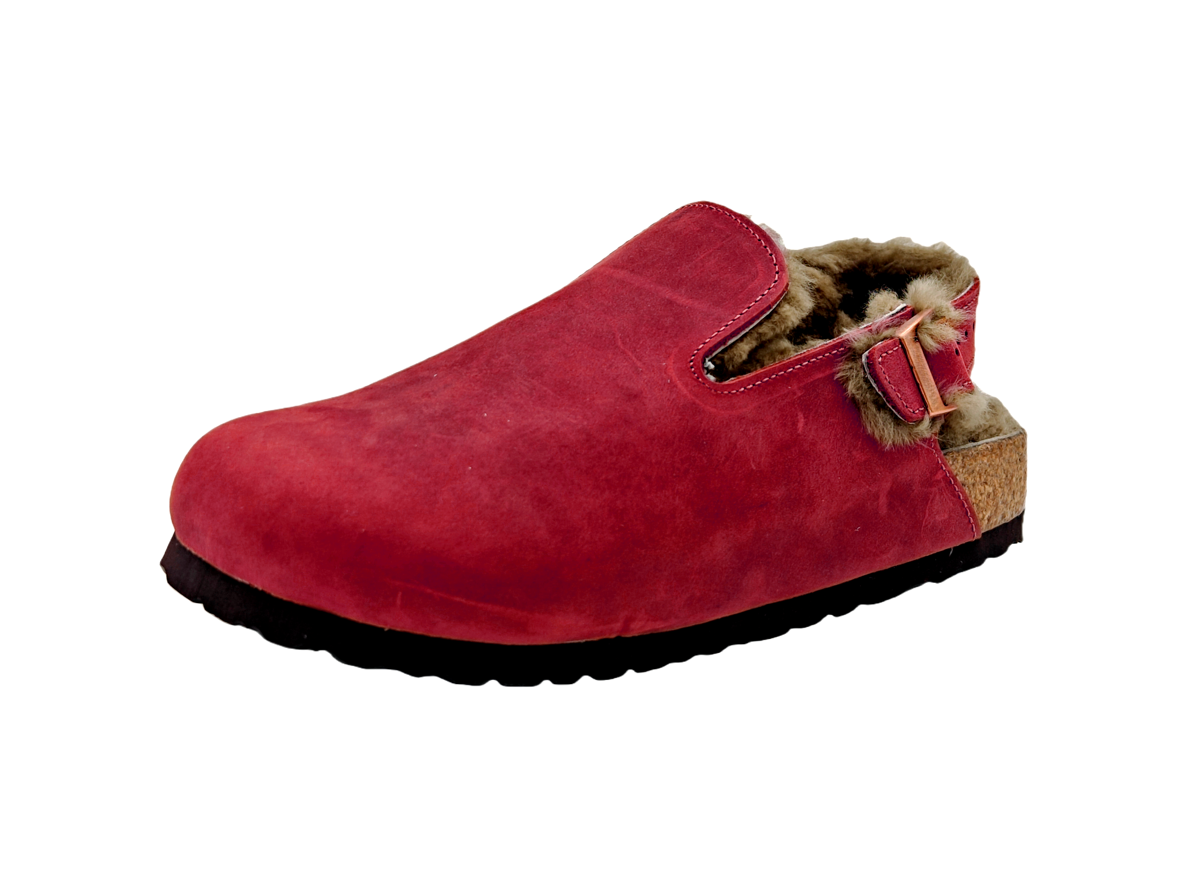 WW-WC13 | Premium Winter Wool-Lined Latex Cork Clogs view 7