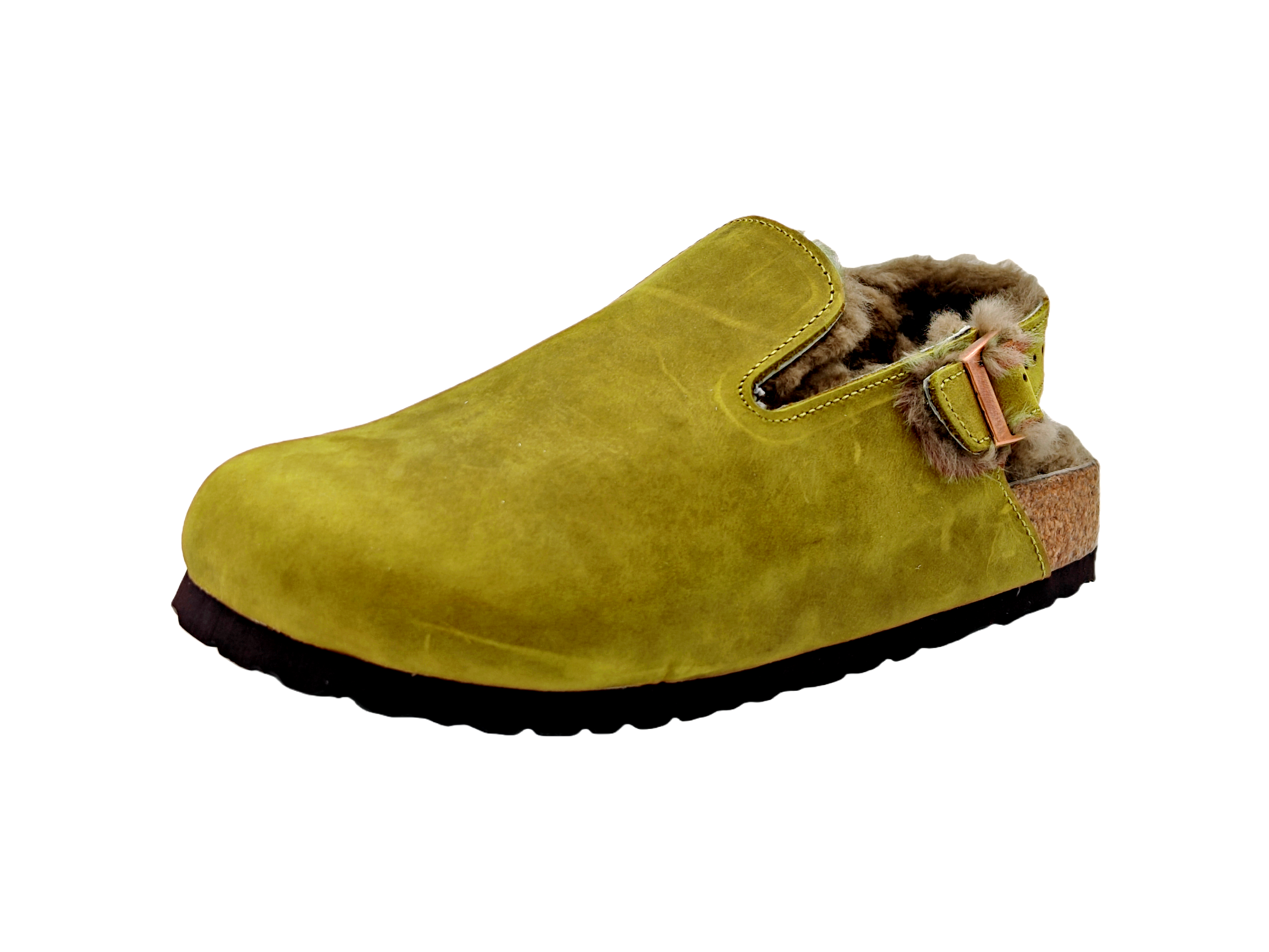 WW-WC13 | Premium Winter Wool-Lined Latex Cork Clogs view 8